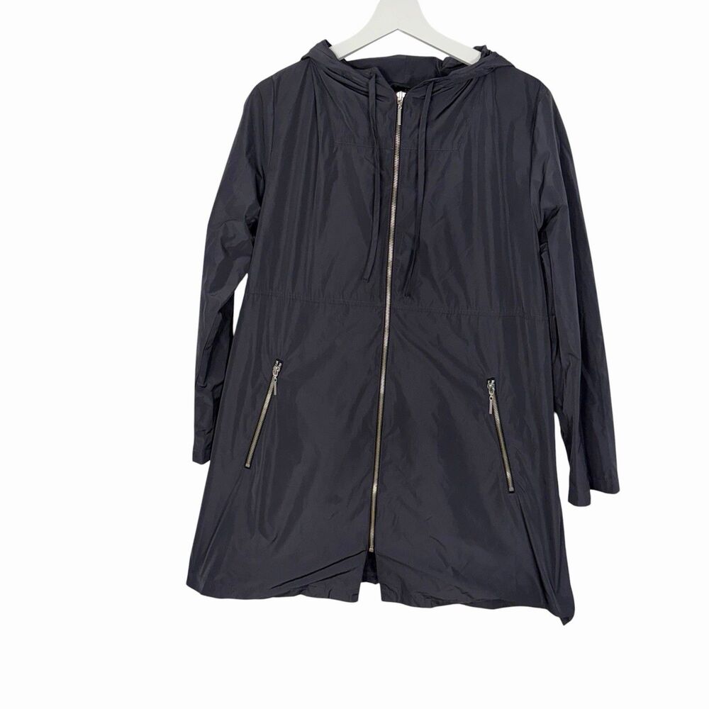 Sun Kim Parachute Drawstring Jacket/Coat Purple Oversize With Pockets Small VGC